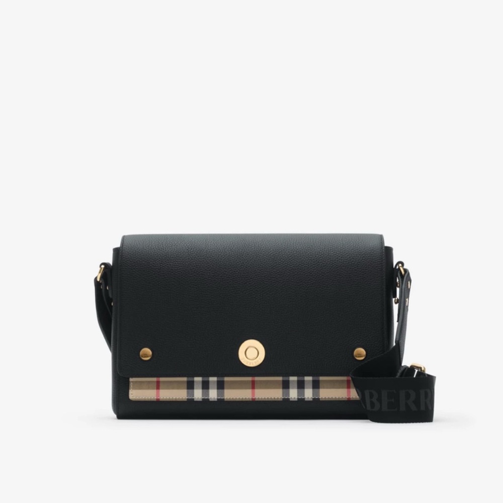 Burberry Black and Gold Crossbody Bag